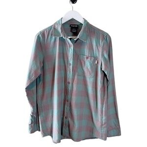 Burton Grace Flannel Button Down Shirt Sz‎ S